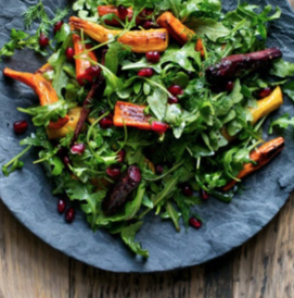 Roasted Carrot Salad With Arugula and Pomegranate – vomFASS Madison University Avenue