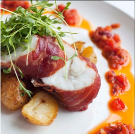 Monkfish with Romesco Sauce – vomFASS Madison University Avenue