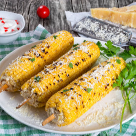 Grilled Truffled Parmesan Corn