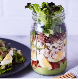 Cobb Salad Jar