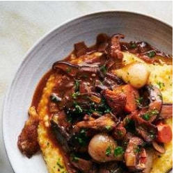 Mushroom Bourguignon