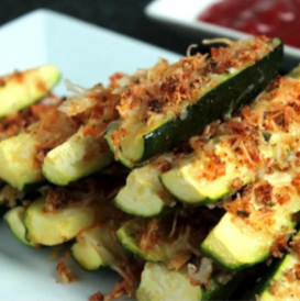 Ramped-Up Zucchini Wedges