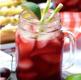 Ginger Cherry Fizz