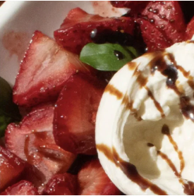 Balsamic Roasted Strawberry & Burrata