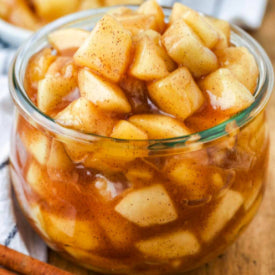 Zapples with Cinnamon Sauce