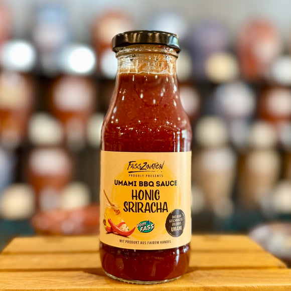 Honey Sriracha Umami BBQ Sauce