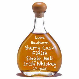 Lone Hawthorn Sherry Reserve Single Malt Irish Whiskey, 17 years